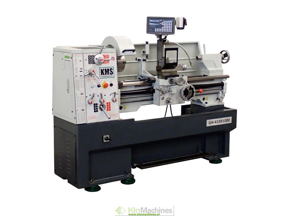 Lathe KMS GH-410 with digital readout. Cap.: Ø410 x 1000 mm.