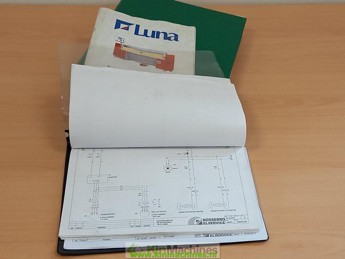 Gebruikt CNC | Plaatwals | Luna 8835 18/05 | Capaciteit 1890 x 0.5 mm
