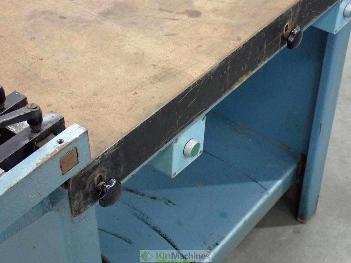 Gebruikt Aftekentafel zink | Zinkbewerking | Pneumatisch bediend | Kader B.V. | Geska 2