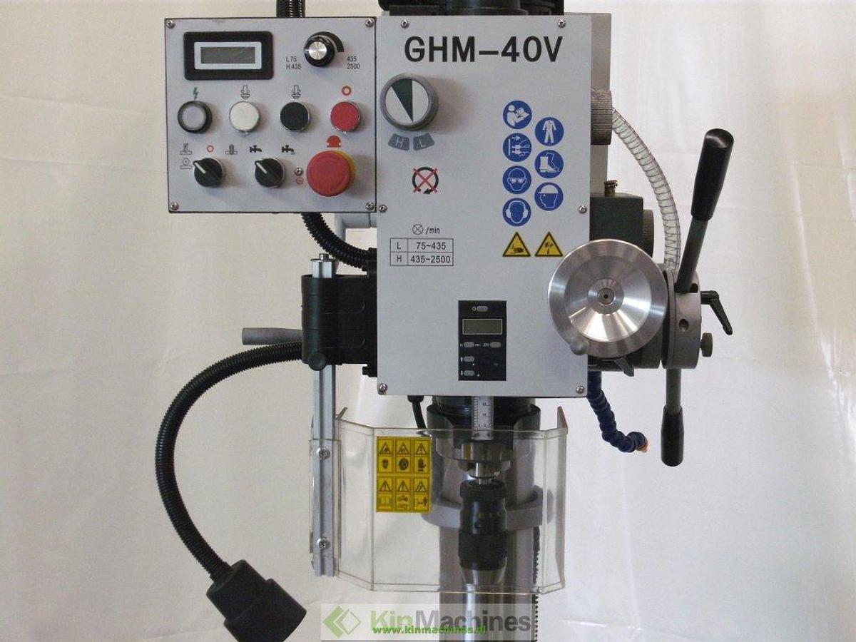 Kolomboormachine met kruistafel KMS GHM-40V, Variabel toerental