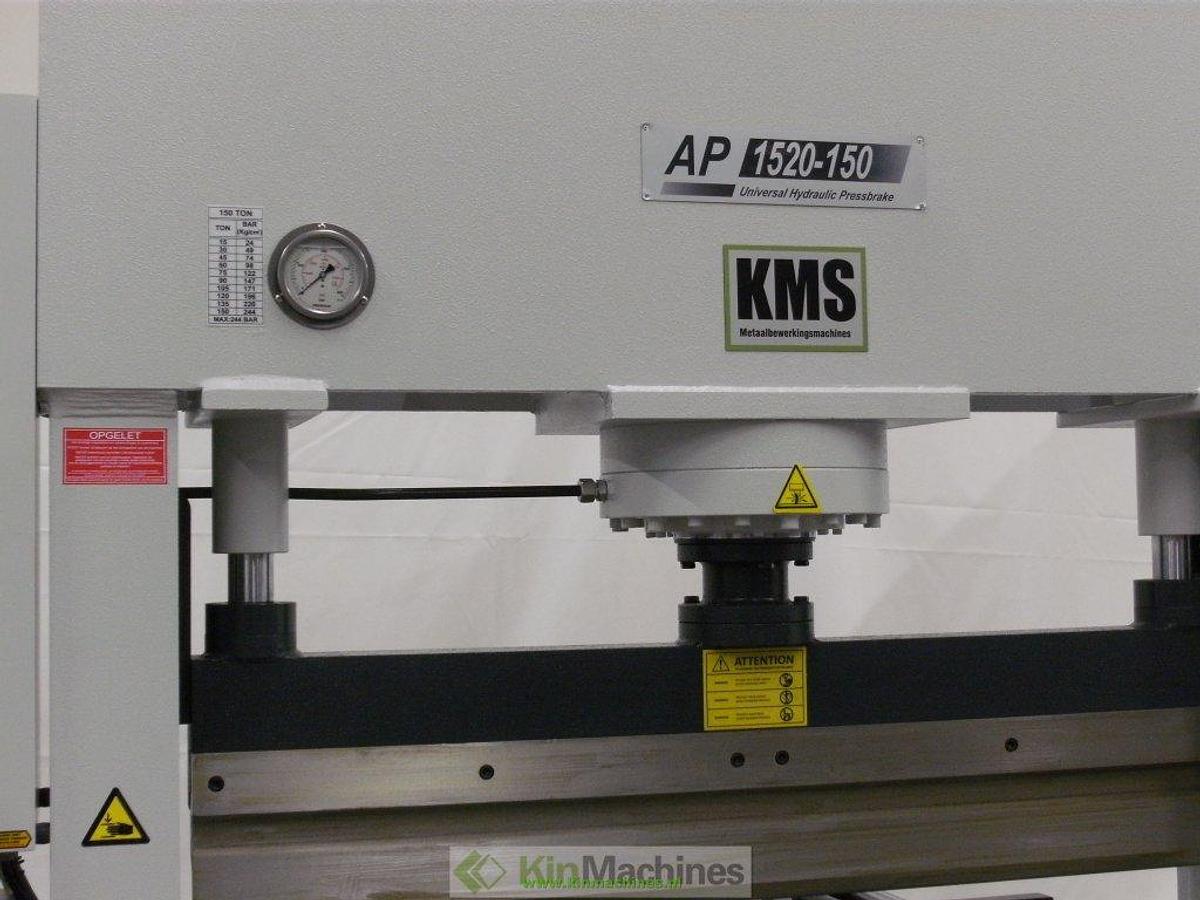 Pers 150T met kantbankinrichting + achteraanslag KMS HPG 1520-150