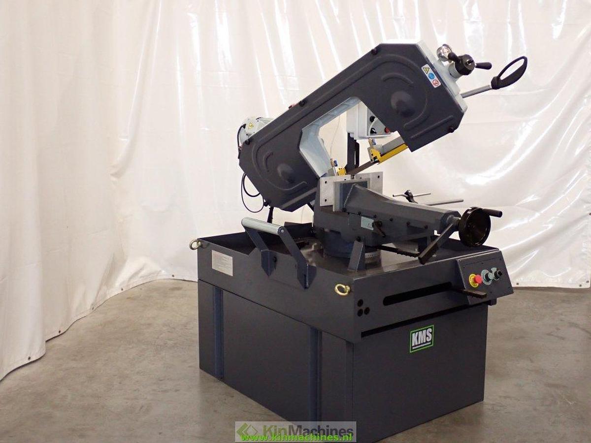 Bandzaagmachine KMS CY-350A, dubbel verstek, 2 zaagsnelheden, Capaciteit Ø 270 mm