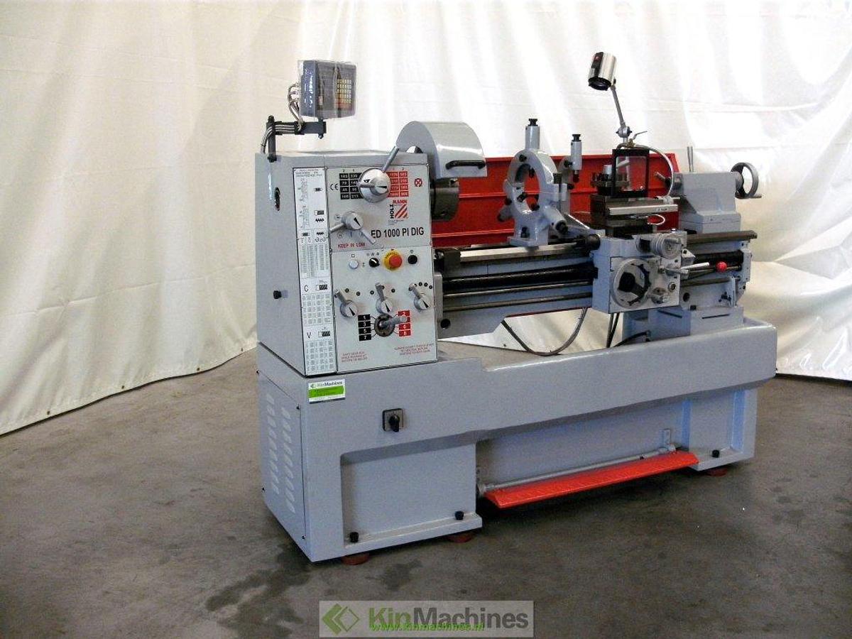 Draaibank Holzmann ED1000PIDIG_400V met digitale uitlezing.