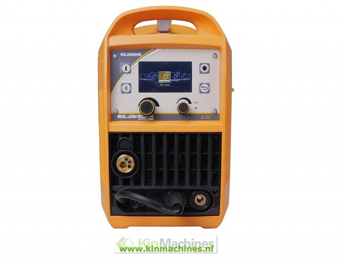 MIG MAG Lasapparaat | 200A | Soldatech ML200HG | Synergetisch