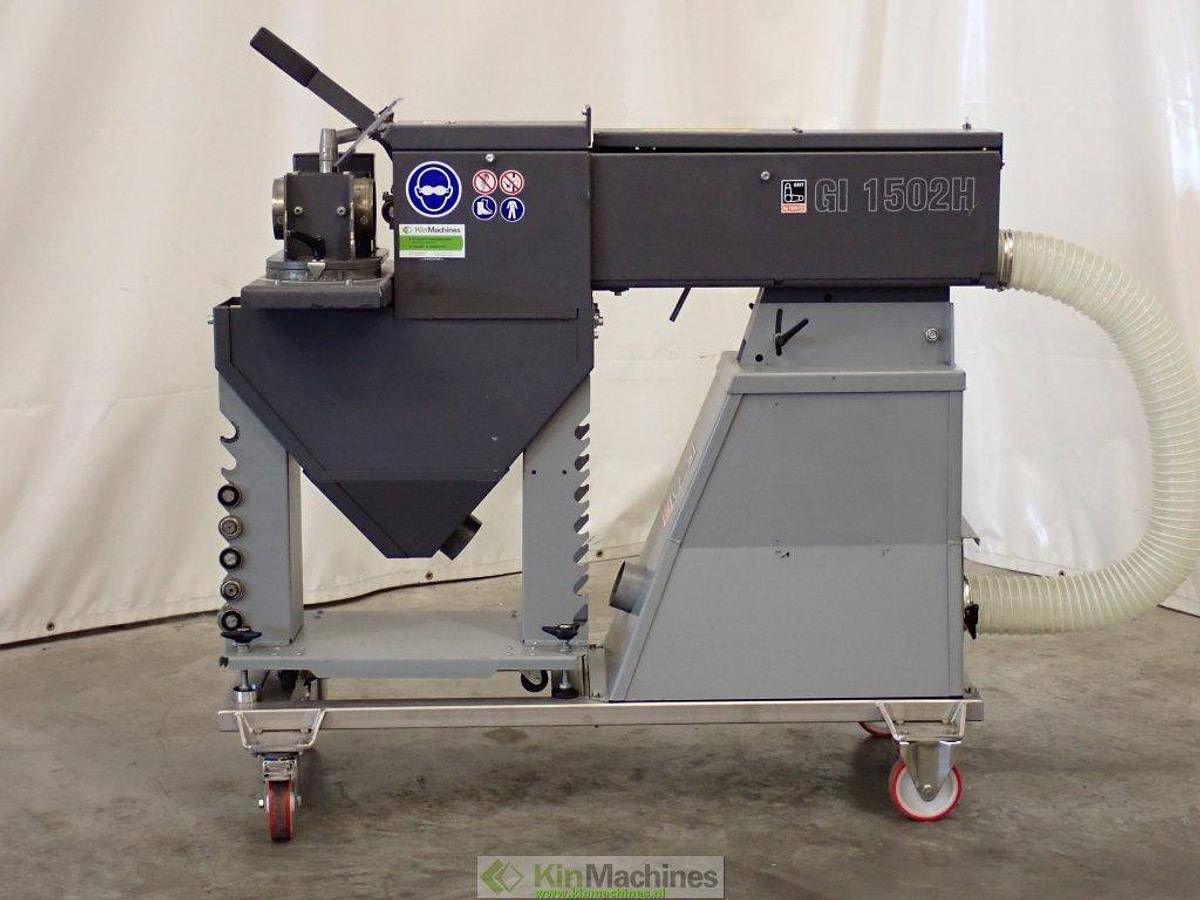 Used Grit by Fein: belt sander GI 150 2H on stand GIBE + Pipe notcher GIR