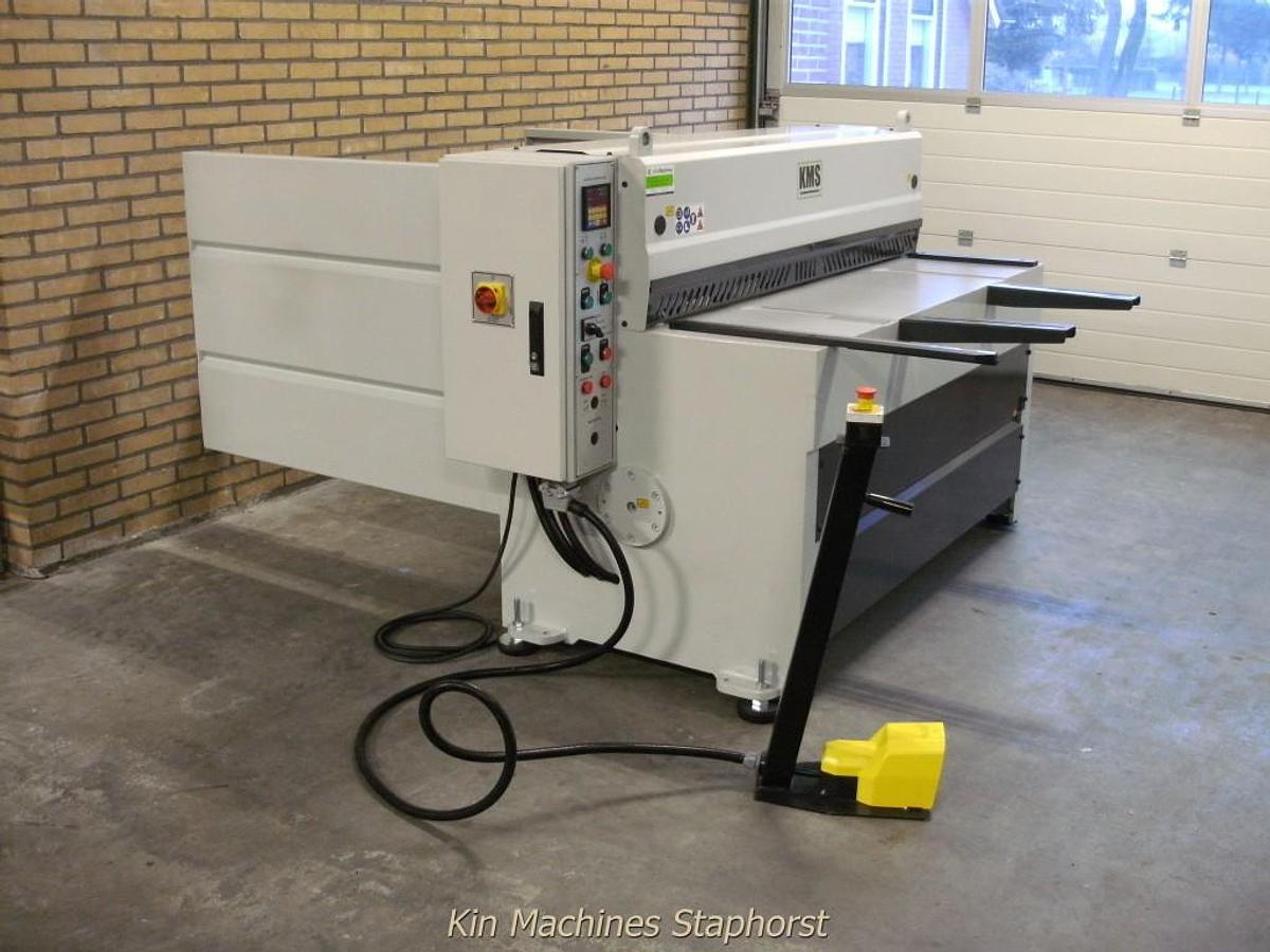Plaatschaar / Guillotineschaar | KMS PLS 13603 | Capaciteit 1360×3 mm | NC bediende achteraanslag