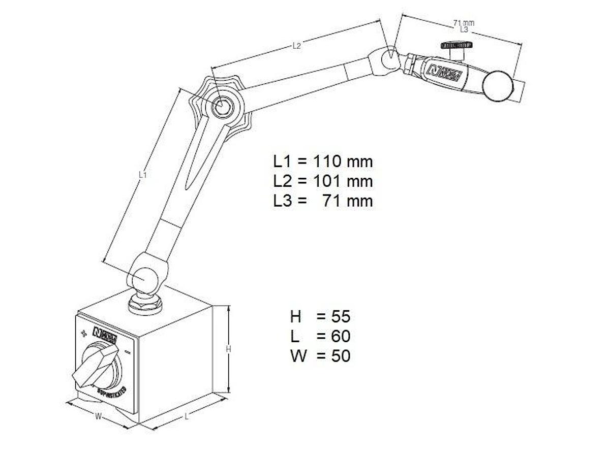 Noga Tools Meetset DG6150
