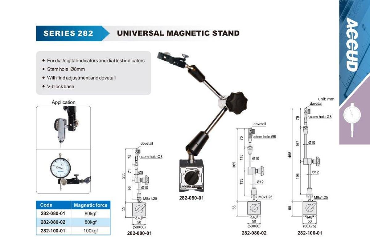 Magneetvoet voor meetklokken en zwenktasters | ACCUD
