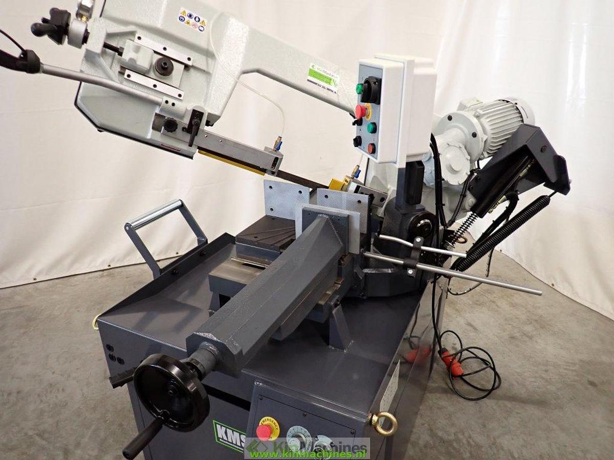 Bandzaagmachine KMS CY-350A, dubbel verstek, 2 zaagsnelheden, Capaciteit Ø 270 mm
