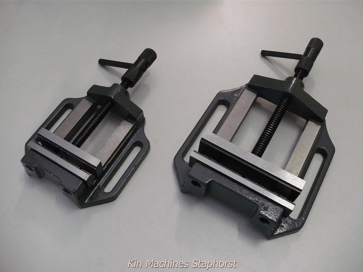 Drilling clamp with prism jaws 100 mm