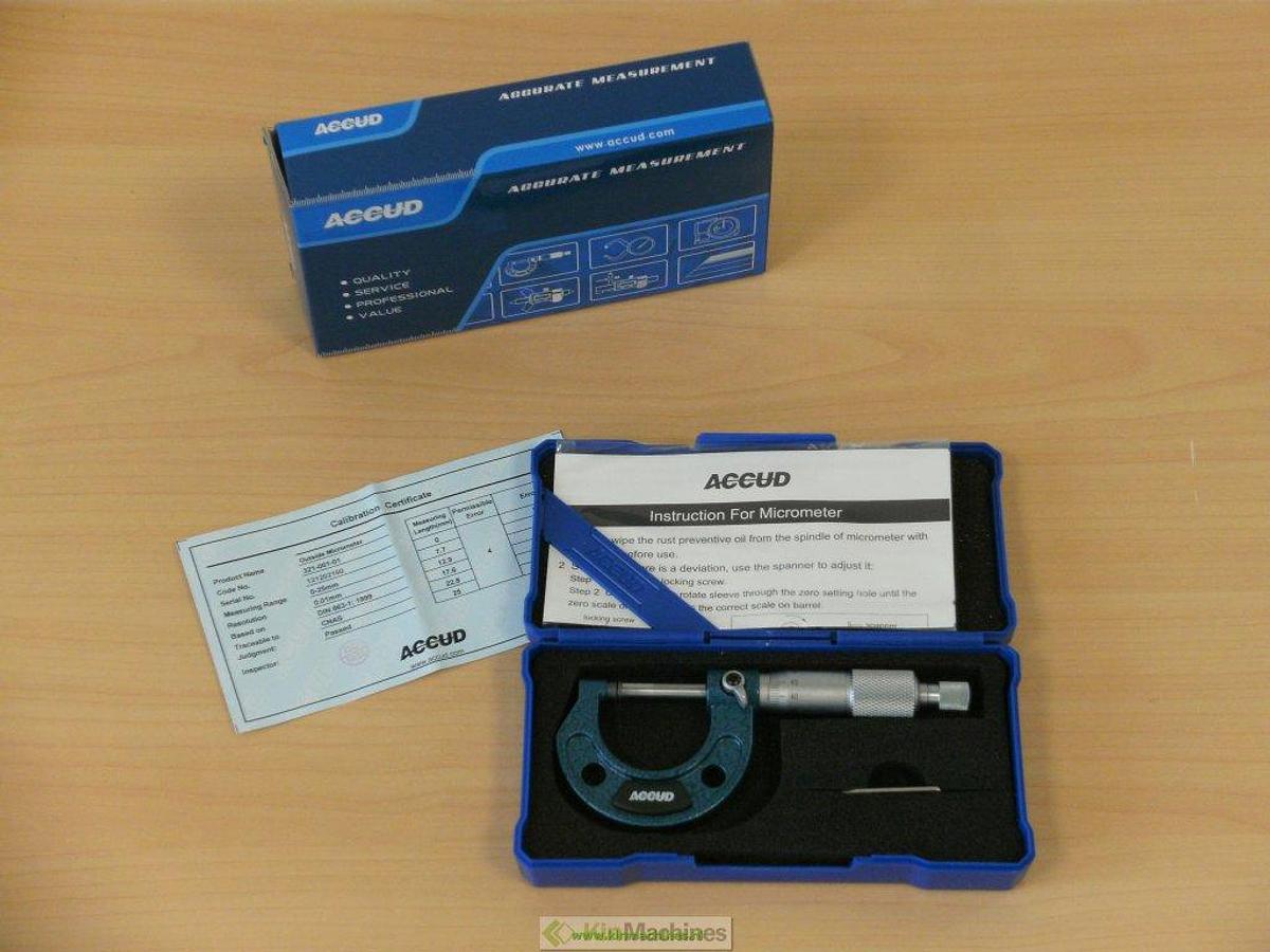 Buitenschroefmaat analoog | 0 - 25 mm | ACCUD