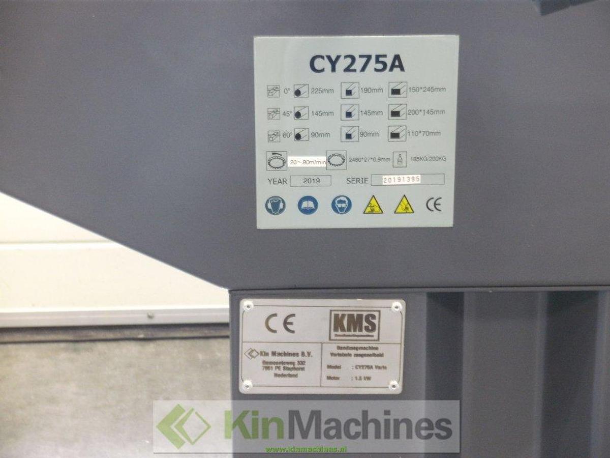 Bandzaagmachine KMS CY275A Vario (Variabele zaagsnelheid)
