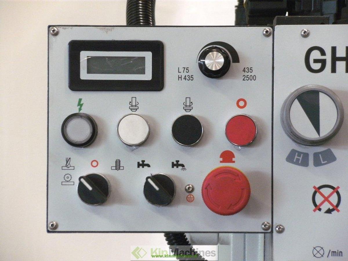 Kolomboormachine met kruistafel KMS GHM-40V, Variabel toerental