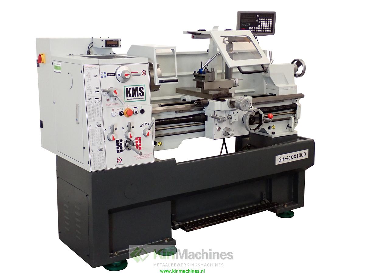 Draaibank KMS GH-410V / 1000 | Variabel toerental | Ø 410 mm | Doorlaat 52 mm