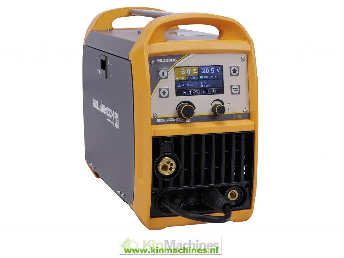 MIG MAG Welding machine | 200A | Soldatech ML200HG | Synergetic