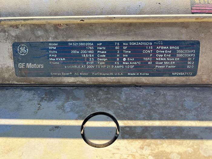 Used Pump, Centrif, 7.5 HP, 3" In / 2.5" Out, TACO #C744906