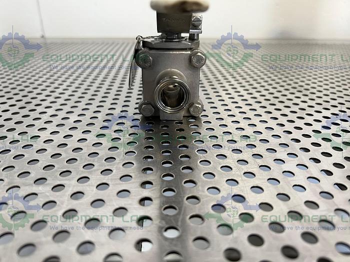 Used SVF -F. C. I.  SB79999ATTR Ball Valve w/ 3/4" Sanitary Fitting