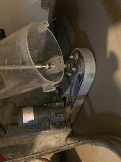 Used 8 QT. P-K LAB TWIN SHELL BLENDER – LUCITE – PIN BAR – #8364