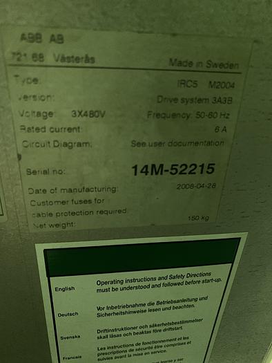 Used 2008 ABB IRB 140