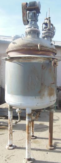Used Reactor, 200 Gallon, Glass Lined, Jkt, Agit, Pfaudler, #C742758