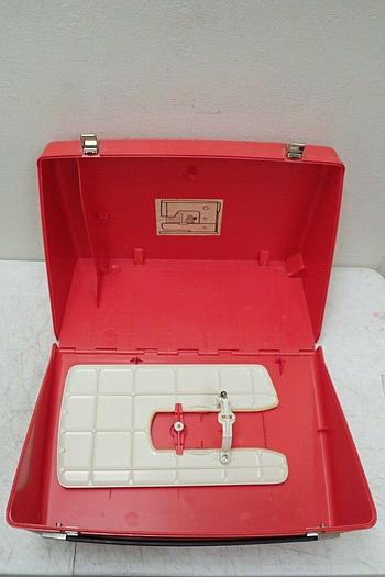 Used Bernina Model 831 Switzerland Sewing Machine with Red Case