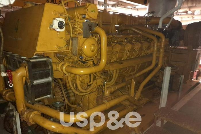 Used 6.9 MW 2011 Used Caterpillar 3516 HD Diesel Generator Sets