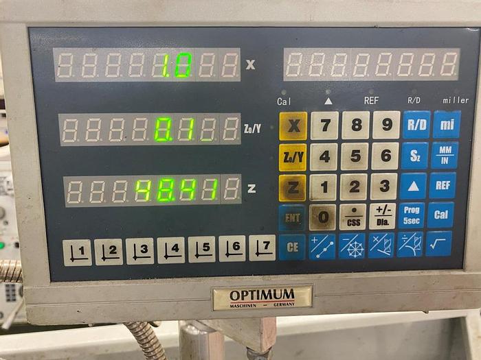Used 2011 Optimum D420 x 1000DPA Manual Centre Lathe