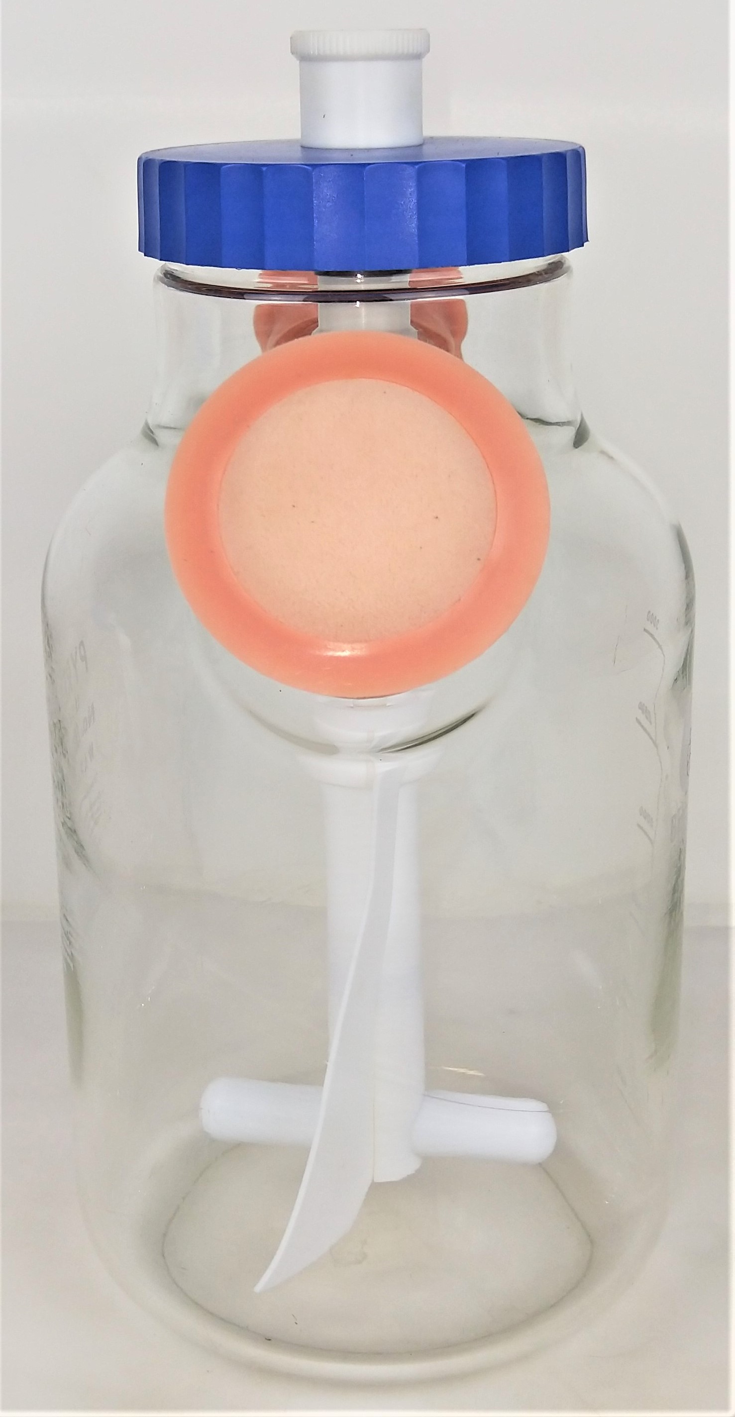 New open box Bellco PYREX 15854L Double Sidearm Spinner Flask 3000mL