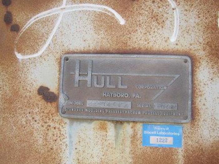 Used Dryer, Tray, Vacuum, 105 SF, 7 Trays, C/st, Hull #C737424