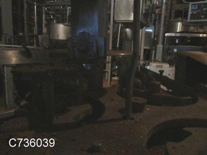 Used Filler, Bottle, 10-valve, Rotary, Fogg, S/st, 3/4 HP, #C736039