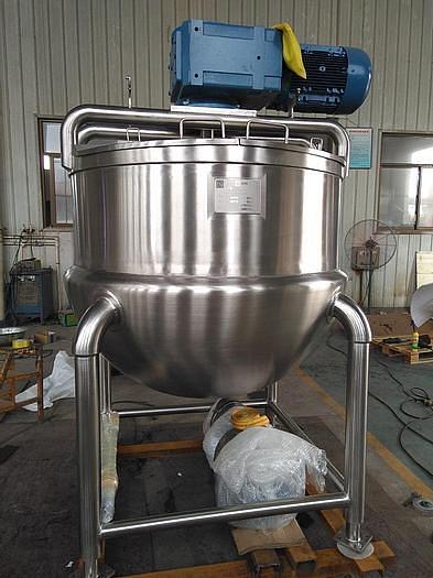 ASME steam jacketed mixing kettle
