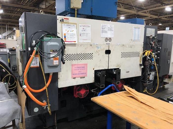 Used 2010 HWACHEON TTC-8 TWIN SPINDLE/TWIM TURRET CNC LATHE