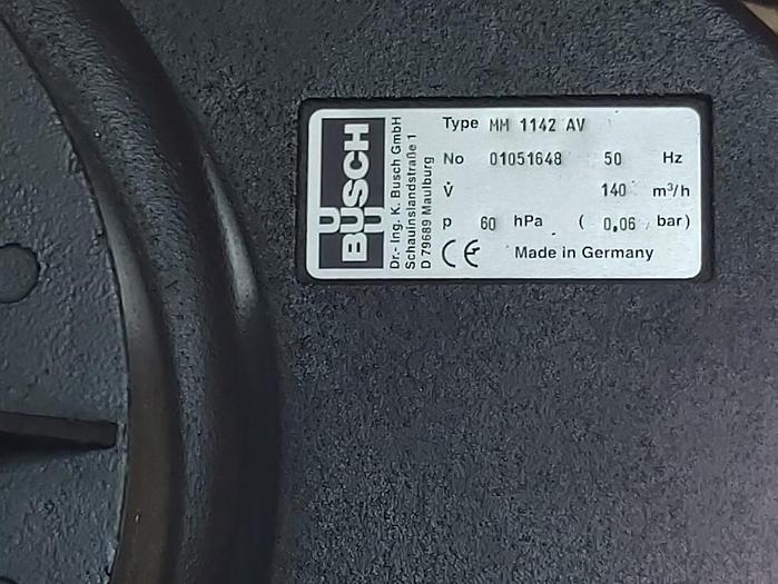 Gebraucht Vakuumanlage mit 3 Vakuumpumpen, 450m³/h, VB.MM 0140-A3-1, Busch, gebraucht getestet, Video
