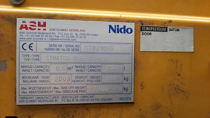 Gebruikt 2003 Nido Stratos B08-27 PALN