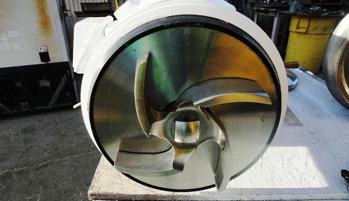 Used Pump, Centrif., 10 HP, 316 S/st, Tri Clover, C218MD21TI, 3" #S740229