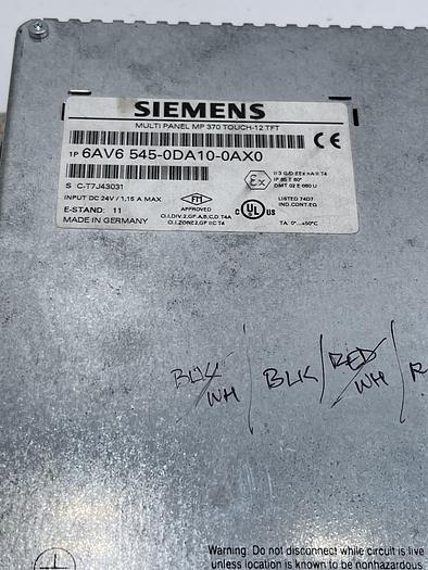 Used Siemens 6AV6-545-0DA10-0AX0