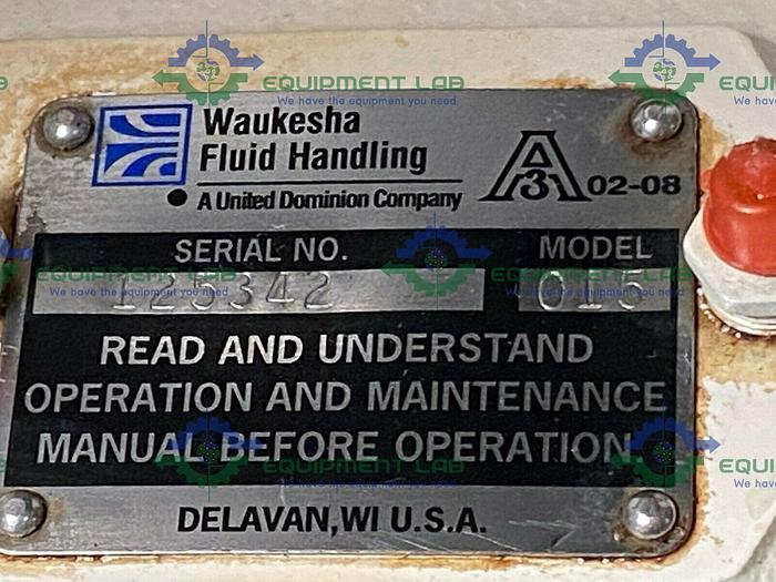 Used Millipore Tangential Flow Filtration System Skid w/ Waukesha 015 Pump & More