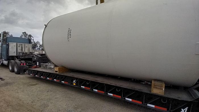 Used Tank, 10,000 Gallon, S/st, Jkt, Agit, DCI, Silo #C744332