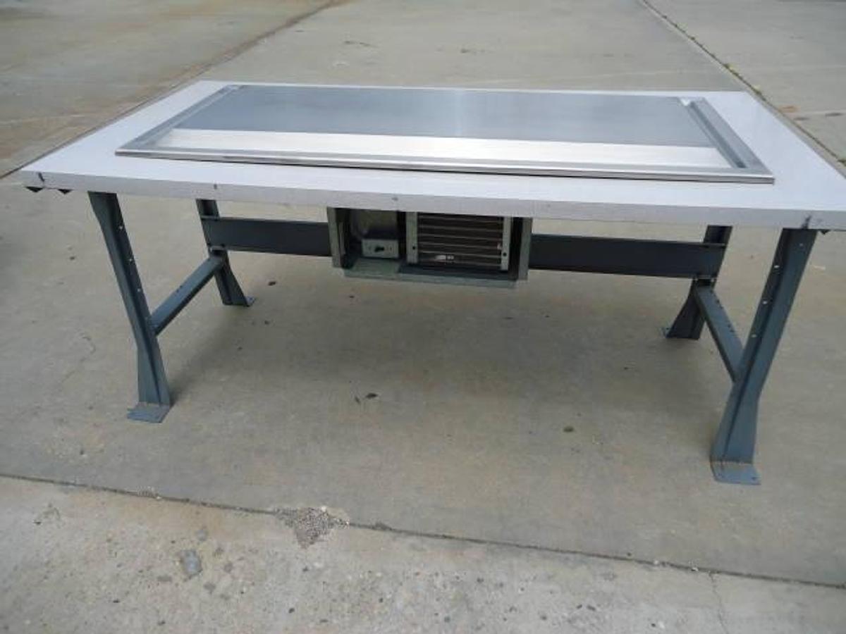 Used Lipstick Chill Table, 36 Inch Wide By 72 Inch Long
