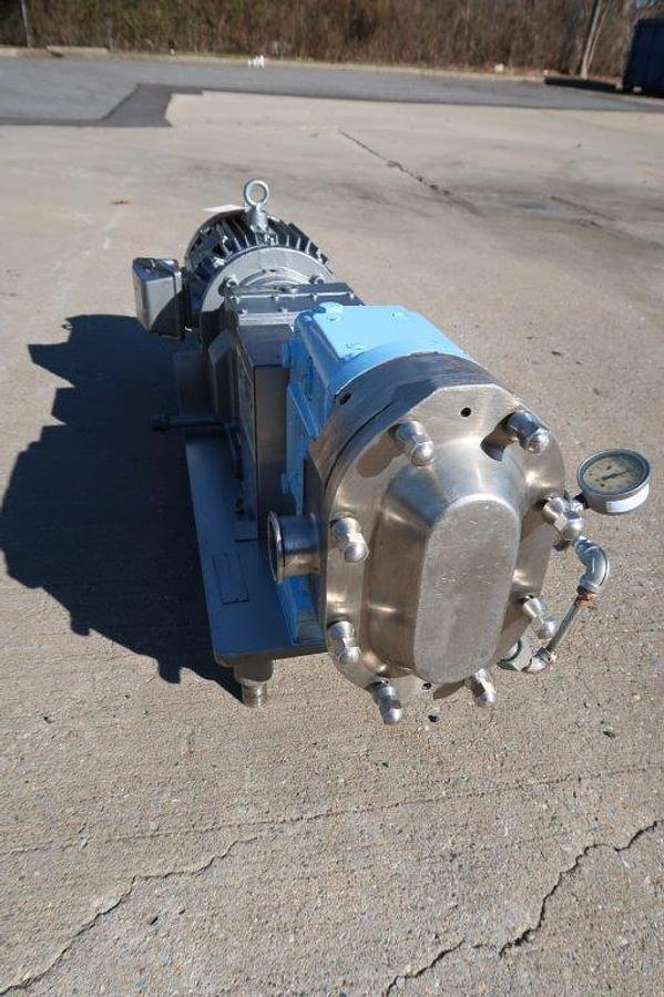 Used Waukesha 030-U2 SS Positive Displacement Pump, 5HP