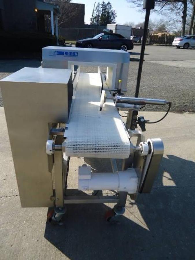 Used Loma/Lock Conveyorized Stainless Steel Metal Detector, 13.75 In. X 8.5 In.