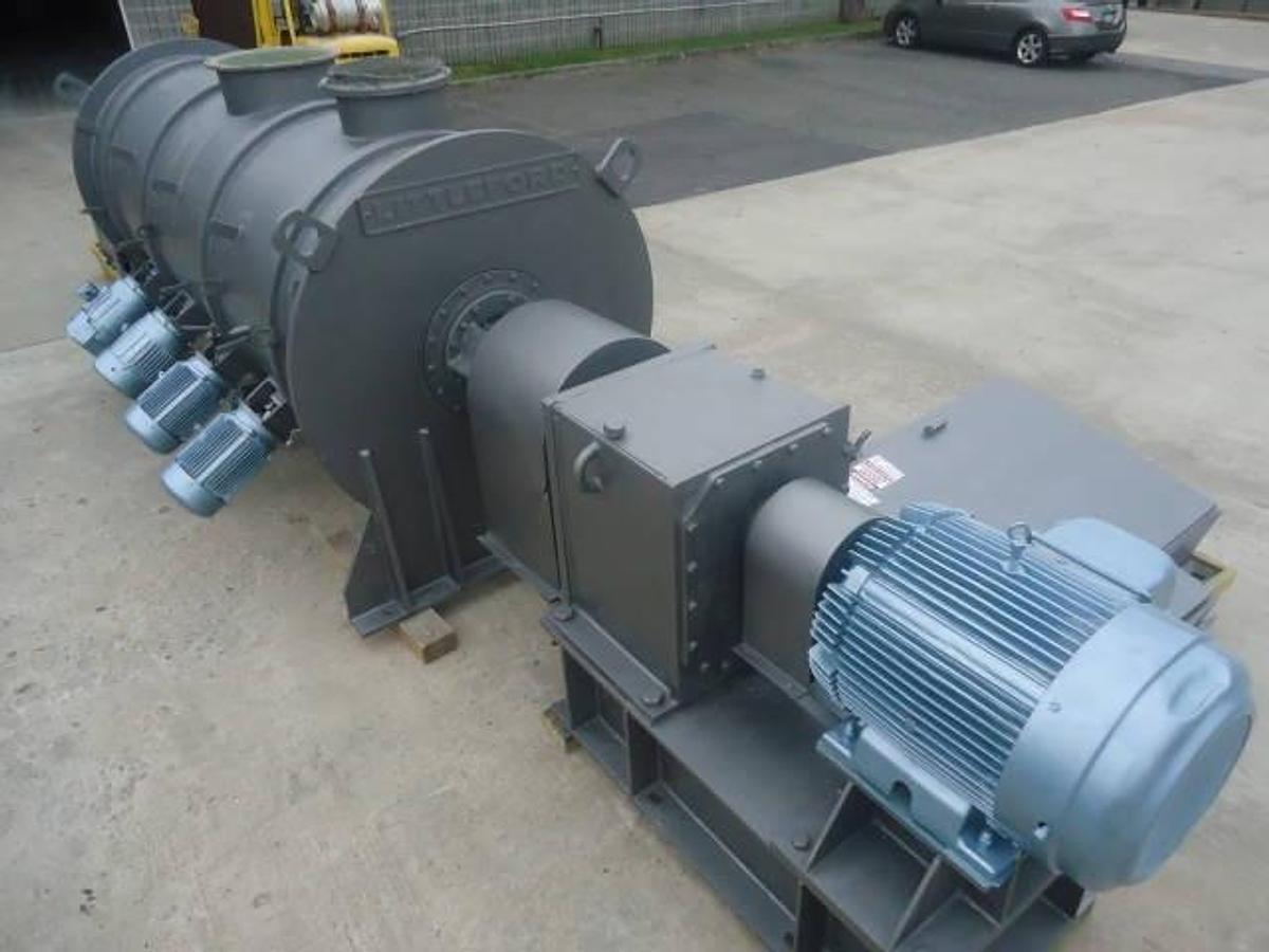 Used Littleford Fkm-4200d Plow Mixer With Choppers, 100 Hp