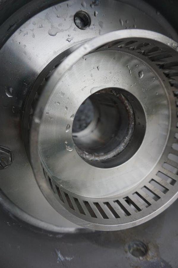 Used Silverson 450 Stainless Inline High Shear Mixer, 10HP Motor, Explosion Proof