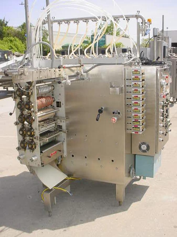 Used Paxall/Circle V12h8s Form/Fill/Seal With Positive Displacement Gear Pumps