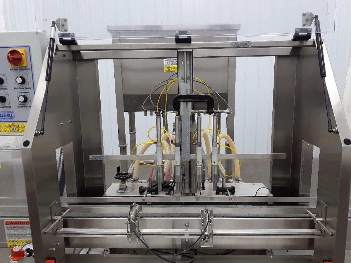 Used Kaps-All Four Piston Automatic Filler, 36 Oz. Pistons