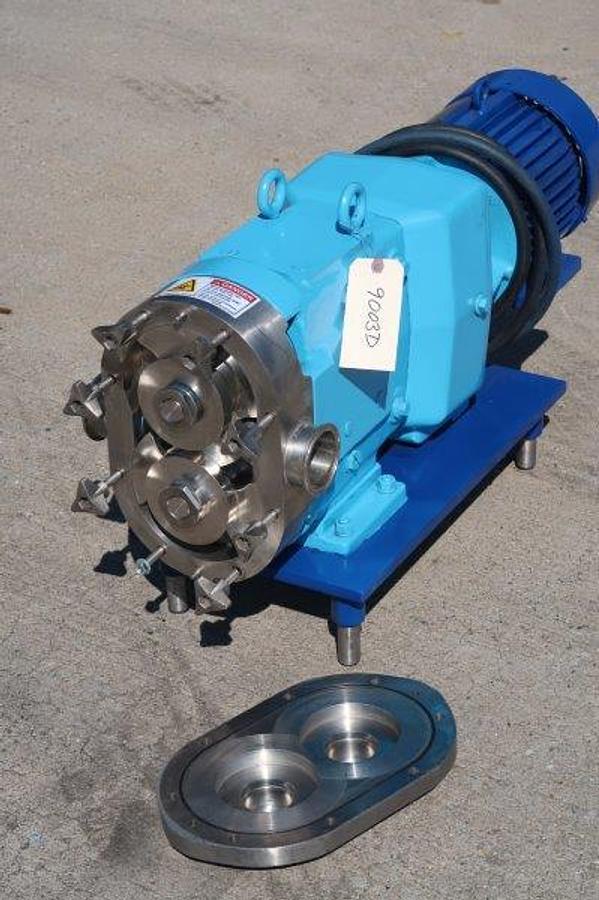 Used Waukesha 060 Stainless Positive Displacement Pump, 2.5 In. Tri-clamp