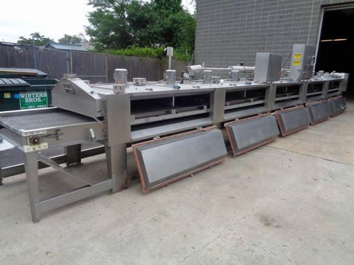 Used Air Products 42 In. X 38 Ft. Stainless Nitrogen Freeze Tunnel