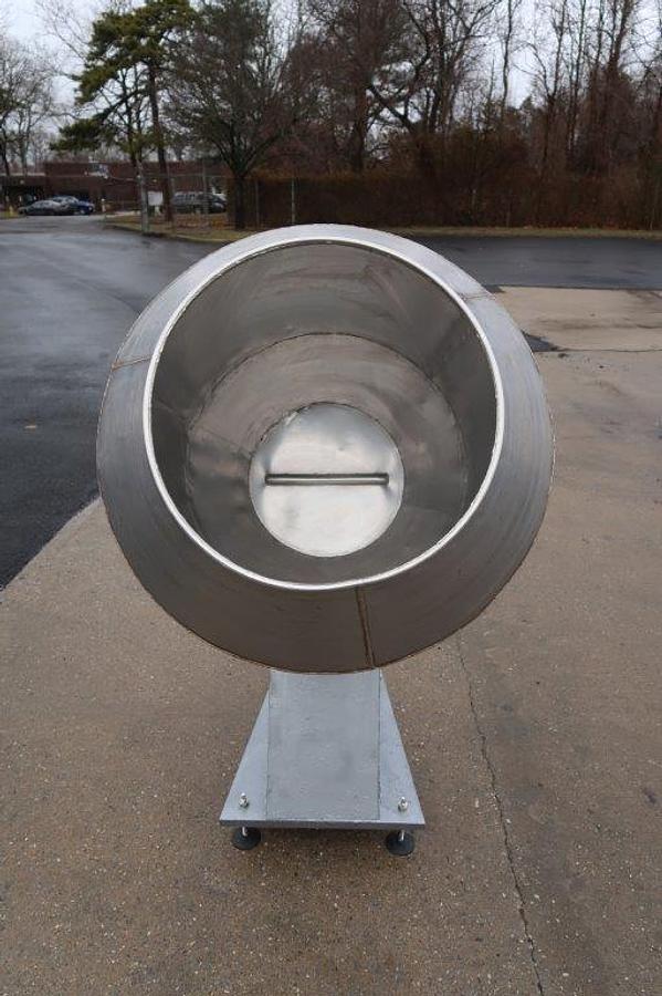 Used 34 In. Diameter Stainless Steel Coating Pan