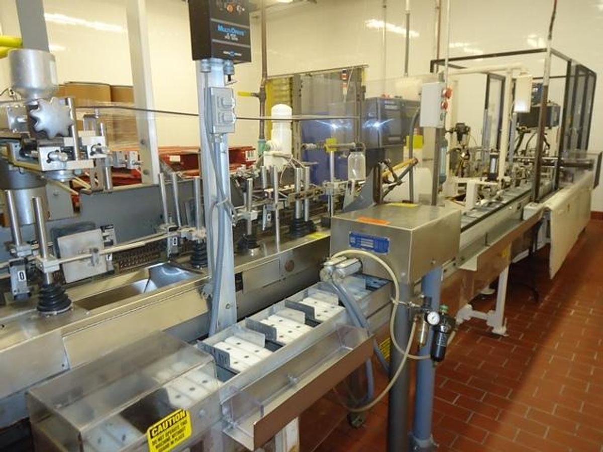 Used HMC/Bartelt IM 8-1/2-12 Pouch Packaging & Cartoning Line