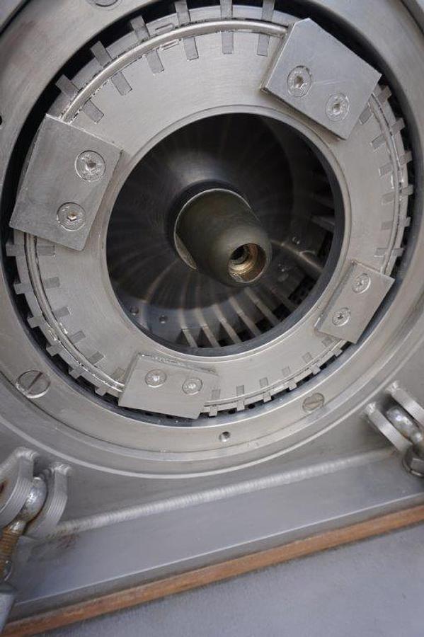 Used AZO Bauermeister UT-02 Stainless Universal Turbo Grinding Mill, 10 HP, XP